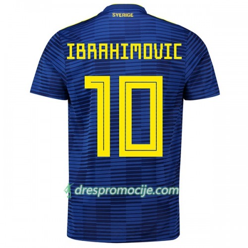 Švedska Dres Ibrahimovic 10 Gostujući Svjetsko prvenstvo 2018 Švedska Dres Ibrahimovic 10 Gostujući Svjetsko prvenstvo 2018